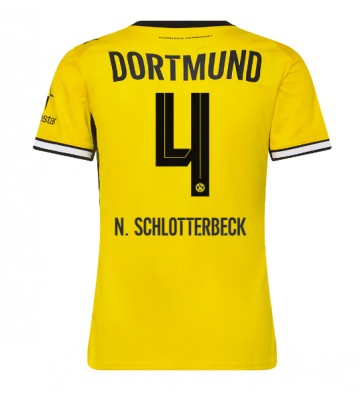 Borussia Dortmund Nico Schlotterbeck #4 Hjemmebanetrøje Dame 2026-27 Kortærmet